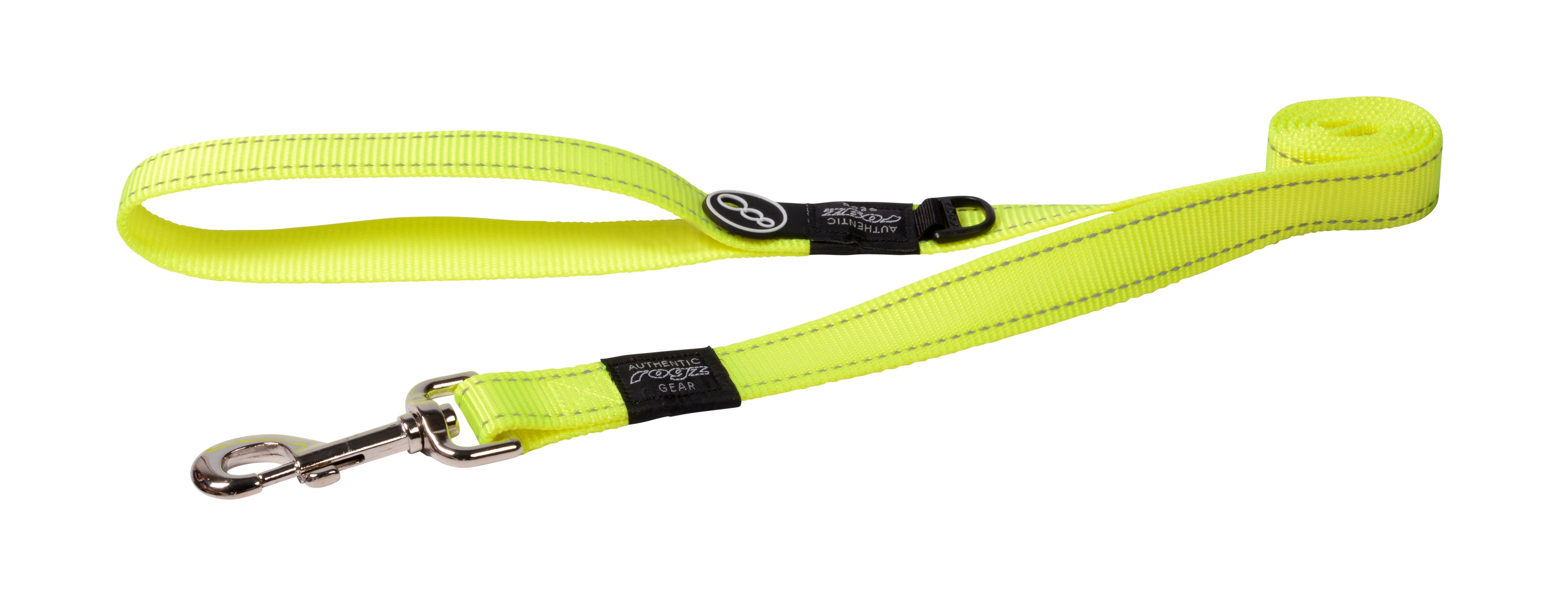 Classic Dog Leash X-Large- Dayglo Yellow Rogz