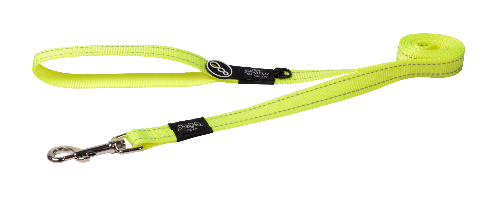 Classic Dog Leash Large- Dayglo Yellow Rogz