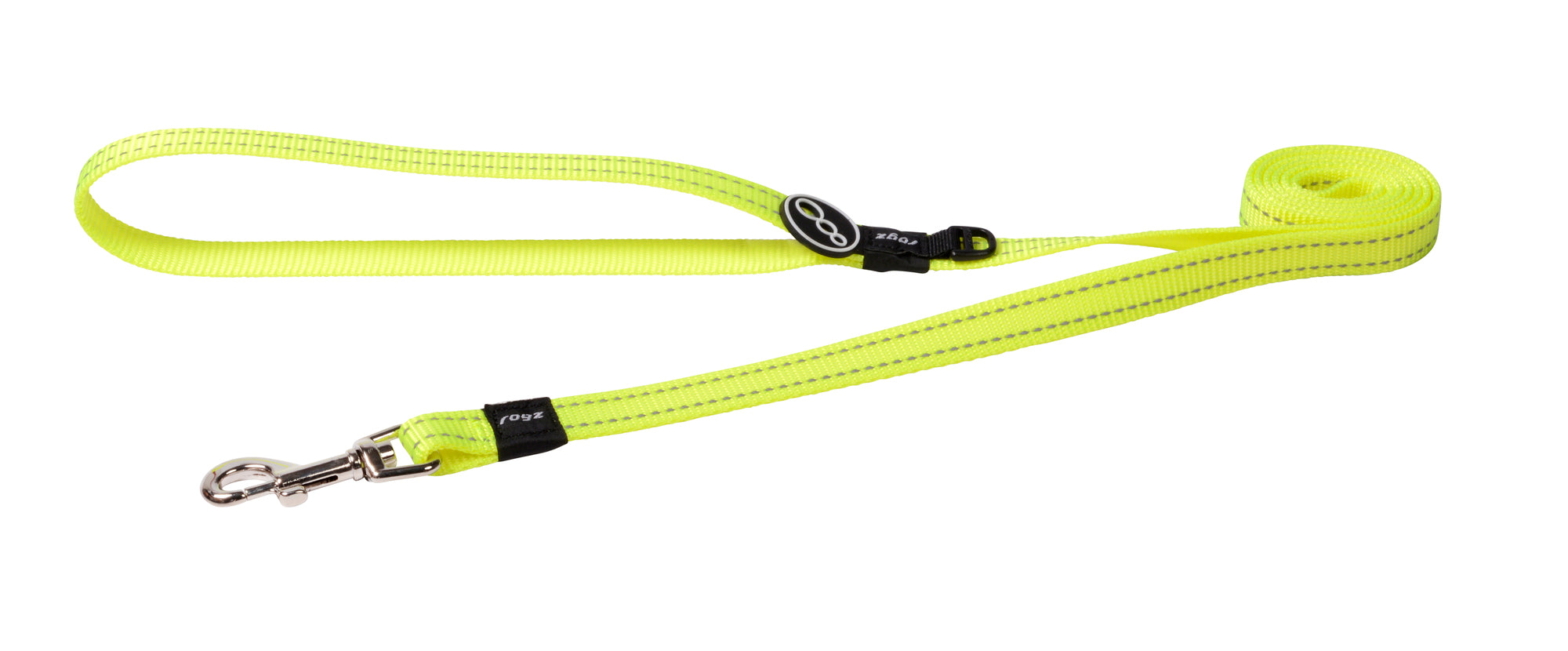 Classic Dog Leash Medium- Dayglo Yellow Rogz
